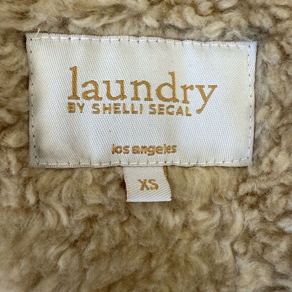 Laundry By Shelli Segal Long Parka Women’s XS Faux Fur Hooded Coat Green - Picture 7 of 14